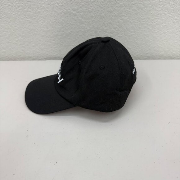 eBay Black Embroidered Adjustable Strapback Dad Baseball Hat Cap Adult OS - Picture 2 of 4